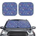 thumbnail image 1 of Kdxio New-York City Print 2-Piece Sun Shade Front Windshield - Foldable Car Front Window Sunshades for Most Sedans SUV Truck, 1 of 6