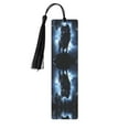 thumbnail image 1 of Kdxio Night Scene of Wolves Print Metal Tassel Bookmarks,Perfect Gift for Art Lovers and Bookworms Metal Bookmarks for Women, 1 of 8