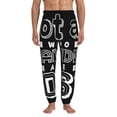 thumbnail image 1 of Kdxio Not All Who Wander Are Lost 2 Pattern Joggers,Sweatpants for Men with Pockets-3X-Large, 1 of 5