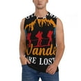 thumbnail image 1 of Kdxio Not All Who Wander Are Lost Hiking for Men's Muscle T-shirt,Sleeveless for Workout Running Athletic Gym Lounge Casual, 1 of 5