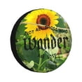 thumbnail image 1 of Kdxio Not All Who Wander Are Lost for Tire Cover Wheel Protectors Tyre Covers Weatherproof Wheel Covers Universal Fit for Trailer Rv SUV Truck Camper Travel Trailers 15 inch, 1 of 5
