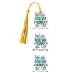 thumbnail image 1 of Kdxio Not All Who Wander Are Lost1 Print Metal Tassel Bookmarks,Perfect Gift for Art Lovers and Bookworms Metal Bookmarks for Women, 1 of 8