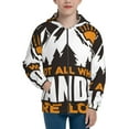 thumbnail image 1 of Kdxio Not All Who Wander Are Lost4 Pattern Kids Boys Girls Zip Up Hoodie 3D Printed Hooded Sweatshirt Hoody Coat with Pocket 7-12 Y-Small, 1 of 6