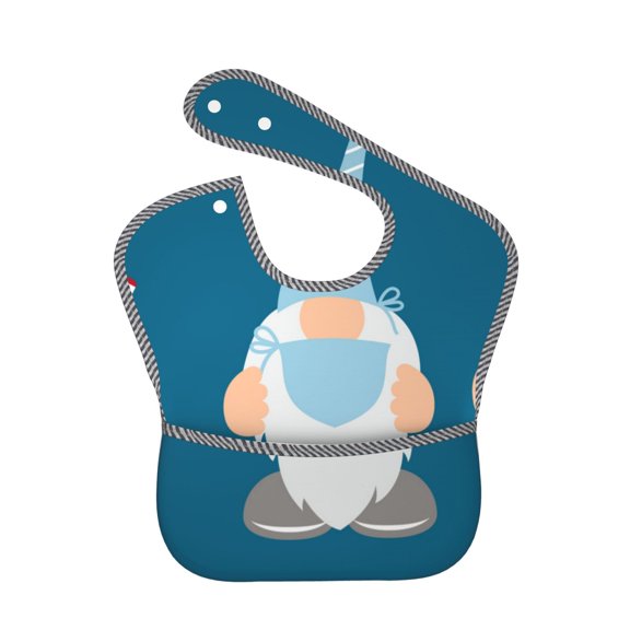 Kdxio Nurse Doctor Gnomes Bibs For Babies, Baby Bibs for Eating, Toddler Bibs, Waterproof Bibs, Feeding Bibs, for Toddlers, Boys, Girls