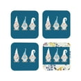 thumbnail image 1 of Kdxio Nurse Doctor Gnomes Funny Coasters,4 Pcs Leather Coasters,Housewarming Gifts,Protect Furniture From Water Marks Scratch And Damage, 1 of 1