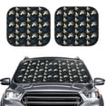 thumbnail image 1 of Kdxio Octopus 1 Print 2-Piece Sun Shade Front Windshield - Foldable Car Front Window Sunshades for Most Sedans SUV Truck, 1 of 6