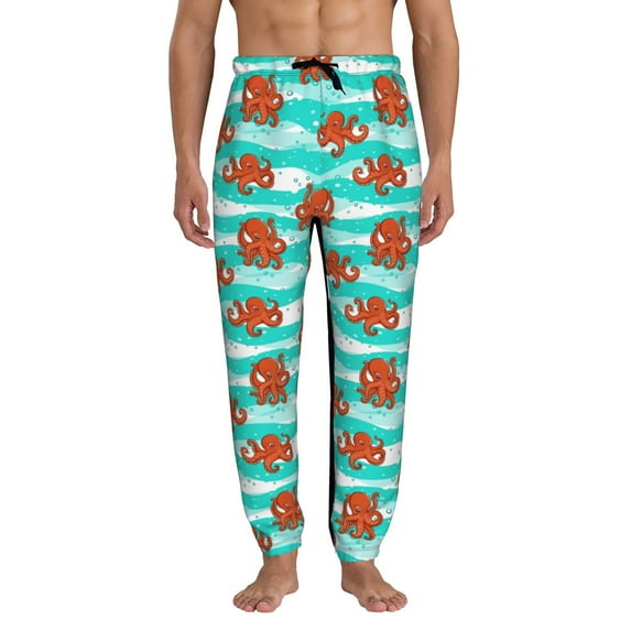 Kdxio Octopuses Pattern Joggers,Sweatpants for Men with Pockets-XX-Large