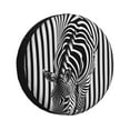 Kdxio Optical Zebra Illusion for Tire Cover Wheel Protectors Tyre