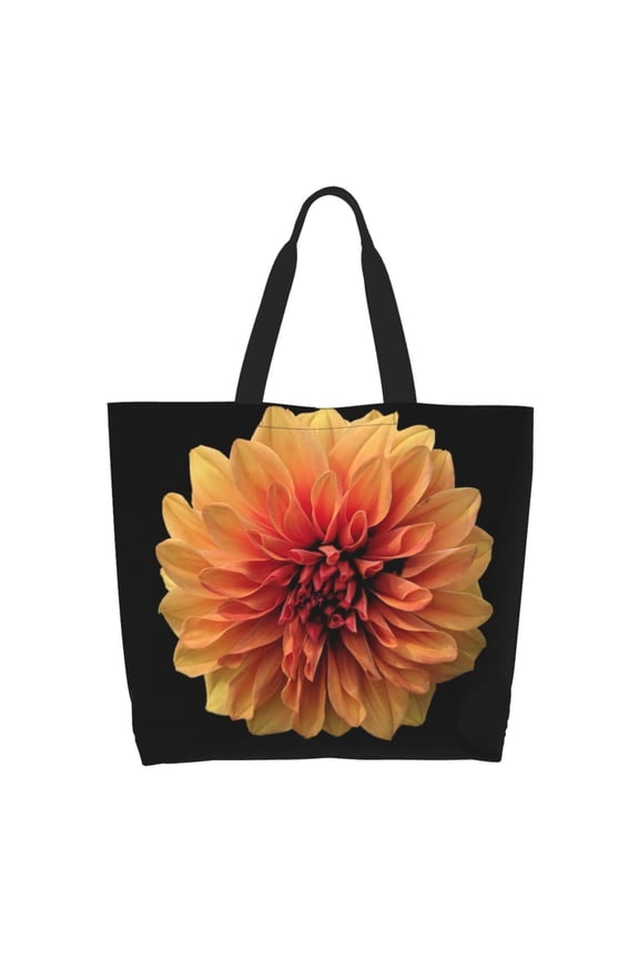 Orange Dalia Casual Tote Bags Women Big Capacity Shoulder Bag for Women Travel Shoulder Bags Handbags