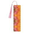 thumbnail image 1 of Kdxio Orange Flower Psychedelic Print Metal Tassel Bookmarks,Perfect Gift for Art Lovers and Bookworms Metal Bookmarks for Women, 1 of 8