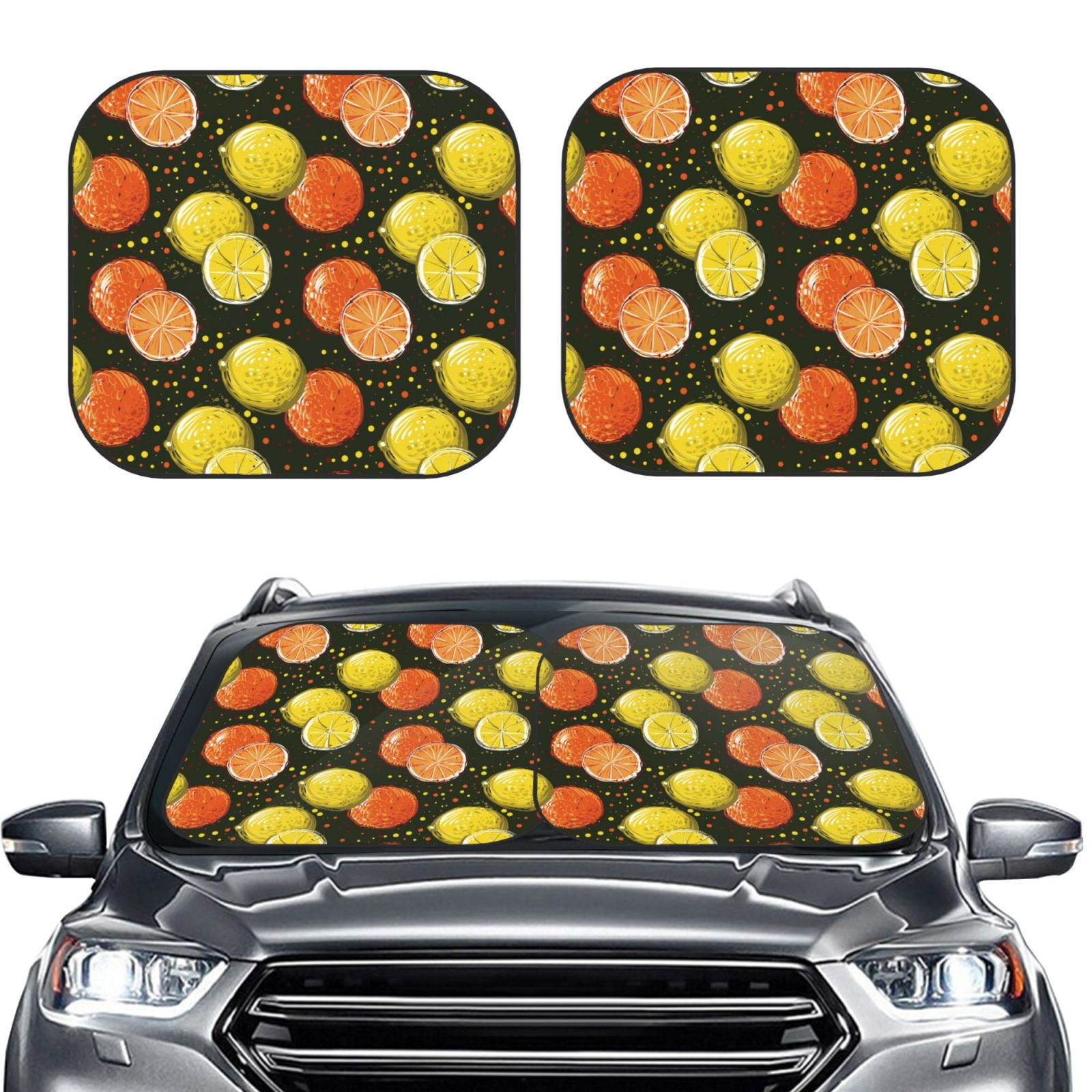 Orange Days Orange Car Sun Shade 55