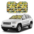 thumbnail image 1 of Kdxio Orange and Lemon Print Windshield Sun Shade, Foldable Sun Blocker for Car,Truck,SUV Automotive Interior Sun Protection,Reflective Shade for Front Windshield(Small), 1 of 7