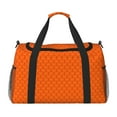 thumbnail image 1 of Kdxio Orange Scales Travel Duffel Bag Gym Bag Weekender Travel Bag Gym Bag for Women &Men Airplane Travel Essentials for Flying, 1 of 7