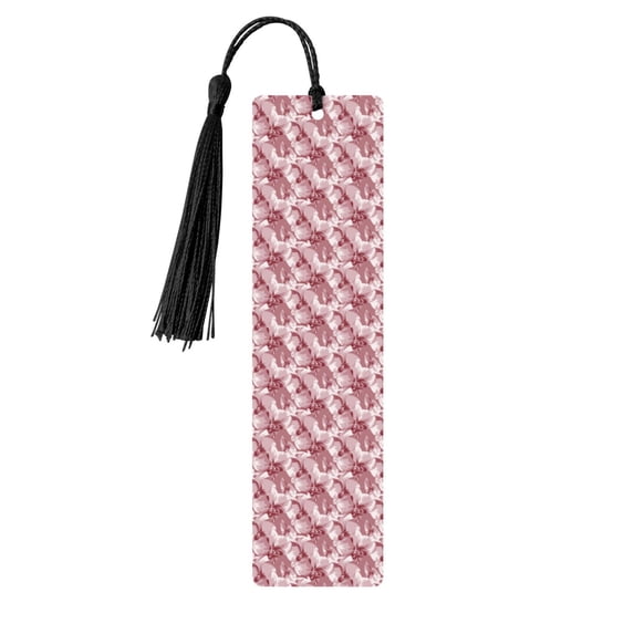 Kdxio Orchids Flowers Print Metal Tassel Bookmarks,Perfect Gift for Art Lovers and Bookworms Metal Bookmarks for Women