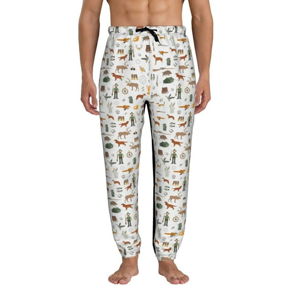 Kdxio Outdoor Living Pattern Joggers,Sweatpants for Men with Pockets-3X-Large