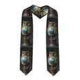 thumbnail image 1 of Kdxio Owl Globe Sculpture Graduation Stole Class, Graduation Sash, Unisex Adult 36" Academic Commencements-Sharp Corner, 1 of 7