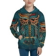 thumbnail image 1 of Kdxio Owl In Blue Pattern Kids Boys Girls Zip Up Hoodie 3D Printed Hooded Sweatshirt Hoody Coat with Pocket 7-12 Y-Small, 1 of 6
