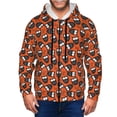 thumbnail image 1 of Kdxio Owls And Boo Print Men Hoodies Casual Hoodies for Men with Zip Pockets Full Zip Long Sleeve Sweatshirt Sports Hooded Jacket-Medium, 1 of 5