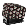 thumbnail image 1 of Kdxio PUG Print Toaster Cover Bread Machine Cover Fits for Most Standard 2 Slice Toasters,Keep Toaster Free From Dust And Fingerprint Oven Dustproof Cover, 1 of 7