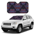thumbnail image 1 of Kdxio Paisley And Owls Print Windshield Sun Shade, Foldable Sun Blocker for Car,Truck,SUV Automotive Interior Sun Protection,Reflective Shade for Front Windshield(Small), 1 of 6