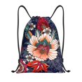 thumbnail image 1 of Kdxio Paisley2 Print Drawstring Backpack Bag,Waterproof Draw String Back Sack, Gym Drawstring Bags Swim Bag For Unisex, 1 of 5
