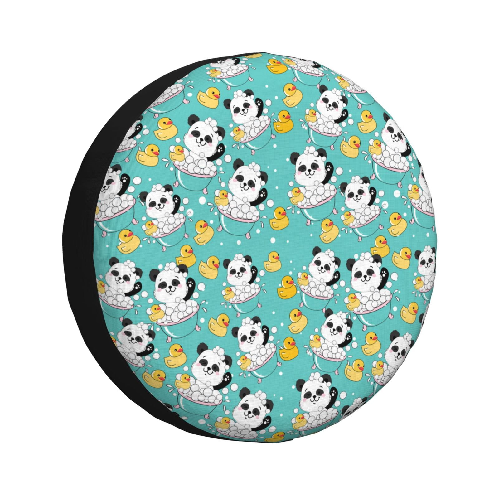 Kdxio Panda Bathing In The Bath for Tire Cover Wheel Protectors Tyre