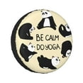thumbnail image 1 of Kdxio Panda Doing Yoga for Tire Cover Wheel Protectors Tyre Covers Weatherproof Wheel Covers Universal Fit for Trailer Rv SUV Truck Camper Travel Trailers 16 inch, 1 of 8