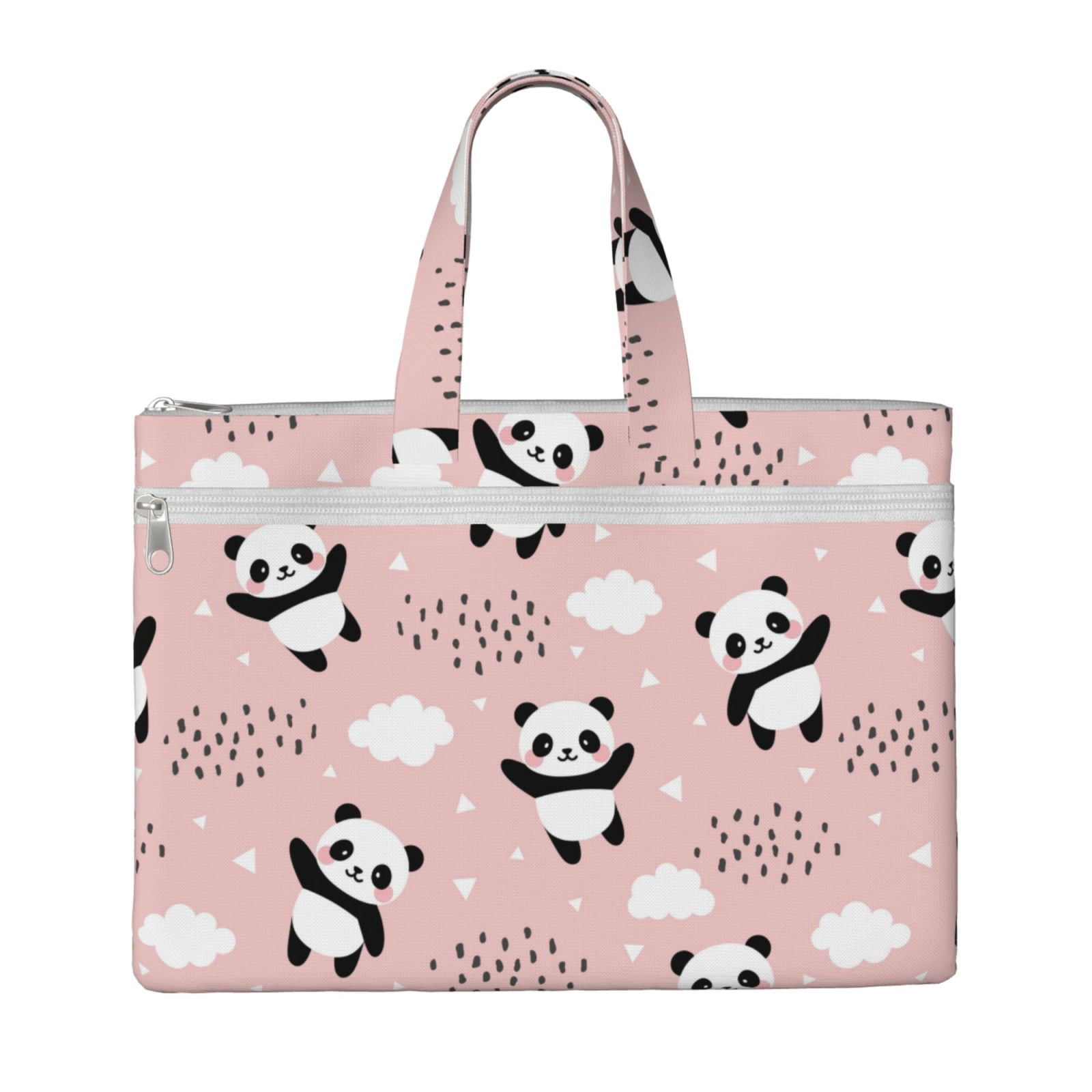 Kdxio Panda File Tote Document Bag Business Briefcase Bag Document ...