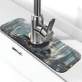 thumbnail image 1 of Kdxio Panda In Futuristic City Pattern Non-Slip Diatom Mud Faucet Drain Pad,Self Absorbent Mat for Kitchen Sink for Variety Kitchen & Bathroom Countertops, 1 of 7