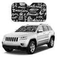 thumbnail image 1 of Kdxio Pasta Bacon Print Windshield Sun Shade, Foldable Sun Blocker for Car,Truck,SUV Automotive Interior Sun Protection,Reflective Shade for Front Windshield(Small), 1 of 7