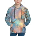thumbnail image 1 of Kdxio Pastel Abstract Fluid Art Pattern Boys Athletic Unisex Boys Girls Hoodie with Pocket Sweatshirts-X-Large, 1 of 6