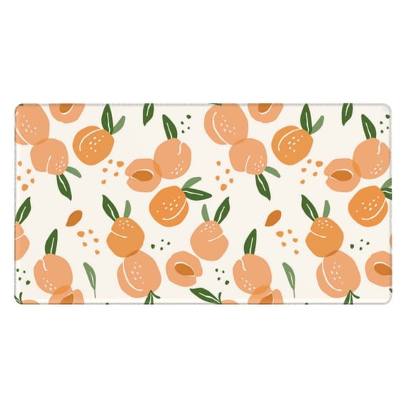 Kdxio Peaches Print Large Gaming Mouse Pad,Non-Slip Base,Water Resist Keyboard Pad for Gamer,Office & Home,29.5 x 15.8 in