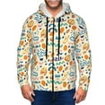 thumbnail image 1 of Kdxio Peanuts 8 Print Men Hoodies Casual Hoodies for Men with Zip Pockets Full Zip Long Sleeve Sweatshirt Sports Hooded Jacket-3X-Large, 1 of 5