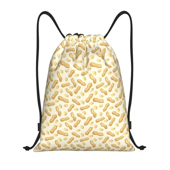 Kdxio Peanuts3 Print Drawstring Backpack Bag,Waterproof Draw String Back Sack, Gym Drawstring Bags Swim Bag For Unisex