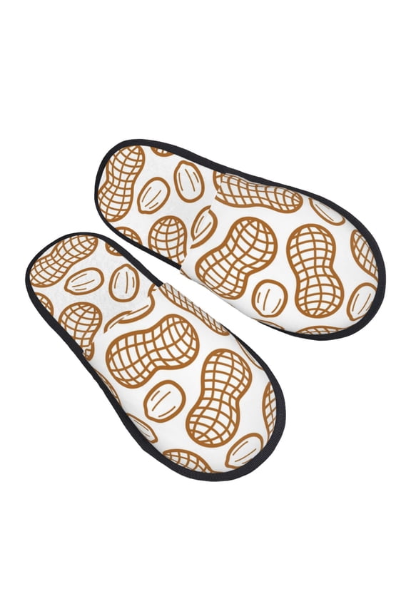 Peanuts7 Pattern Slippers for Women Memory Foam Fuzzy House Slippers Bedroom Non-slip Warm Womens Slippers