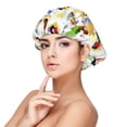 thumbnail image 1 of Kdxio Penguins On The Beach Pattern Satin Bonnet Silk Bonnet Hair Bonnet for Sleeping Hair Bonnets for Women Curly Natural Hair, 1 of 6