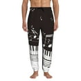 thumbnail image 1 of Kdxio Piano Keys With Musical Notes Pattern Joggers,Sweatpants for Men with Pockets-Medium, 1 of 5