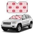 thumbnail image 1 of Kdxio Pig Noses Print Windshield Sun Shade, Foldable Sun Blocker for Car,Truck,SUV Automotive Interior Sun Protection,Reflective Shade for Front Windshield(Small), 1 of 7