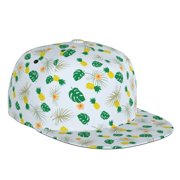 Kdxio Pineapple Print Snapback Hat for Men Women,Adjustable Baseball Cap