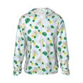thumbnail image 1 of Kdxio Pineapple Print Women Men Sun Protection UPF 50+ Jackets Zip Up Long Sleeve Hoodie Hiking Lightweight with Pockets, 1 of 8