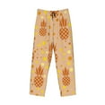 thumbnail image 1 of Kdxio Pineapples Print Men's Sleep Pajama Pant Lounge Pants with Pockets, 1 of 8