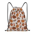 thumbnail image 1 of Kdxio Pinecone Autumn Pattern Print Drawstring Backpack Bag,Waterproof Draw String Back Sack, Gym Drawstring Bags Swim Bag For Unisex, 1 of 5