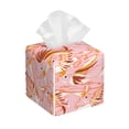 thumbnail image 1 of Kdxio Pink Cockatoo Birds Print Tissue Box Cover,Square Decorative PU Leather Facial Paper Case Organizer Holder Dispenser for Bathroom,Night Stands,Desk,Car 5.2''X5.2''X5.2'', 1 of 6