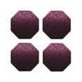thumbnail image 1 of Kdxio Pink Glitter Sparkles A Funny Coasters,4 Pcs Leather Coasters,Housewarming Gifts,Protect Furniture from Water Marks Scratch and Damage, 1 of 1
