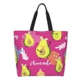 thumbnail image 1 of Kdxio Pink Green Avocado Casual Tote Bags Women Big Capacity Shoulder Bag for Women Travel Shoulder Bags Handbags, 1 of 8