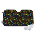 thumbnail image 1 of Kdxio Pixel Game Print Windshield Sun Shade,UV Rays and Sun Heat Protection,Sunshade for Car Windshield,Car Shade Front Windshield - Medium, 1 of 6
