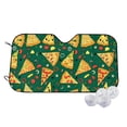 thumbnail image 1 of Kdxio Pizza Print Windshield Sun Shade,UV Rays and Sun Heat Protection,Sunshade for Car Windshield,Car Shade Front Windshield - Medium, 1 of 5