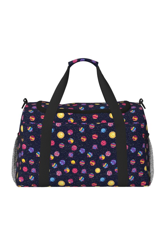Planets Travel Duffel Bag Gym Bag Weekender Travel Bag Gym Bag for Women &Men Airplane Travel Essentials for Flying