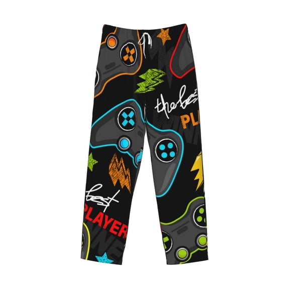 Kdxio Play Game3 Print Men's Sleep Pajama Pant Lounge Pants with Pockets