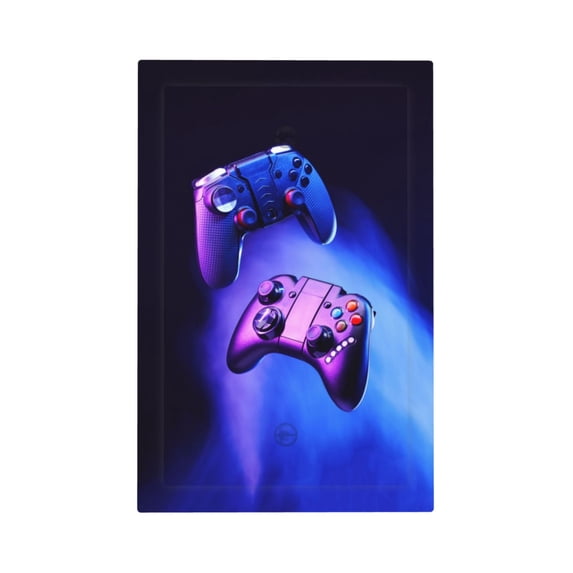 Kdxio Play Gaming Decorator Light Switch or Receptacle Outlet Wall Plate Decorator Wall Plate Child Safe Outlet Cover-Style V